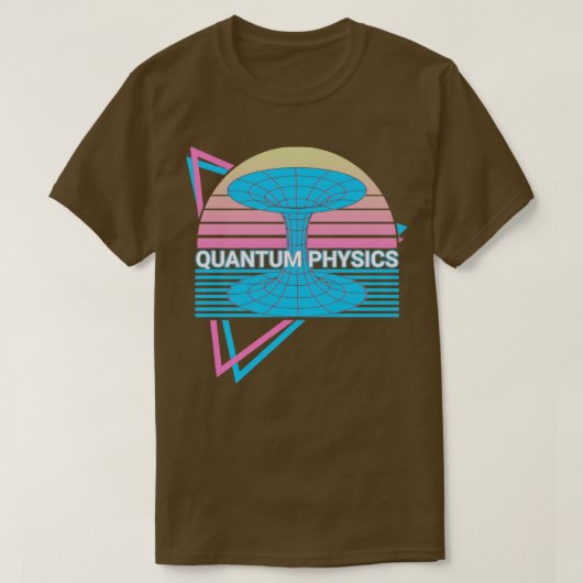 Quantenphysik Retro T-Shirt (Design vorne)
