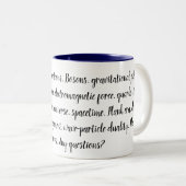 Quantenphysik-Tasse Zweifarbige Tasse (VorderseiteRechts)