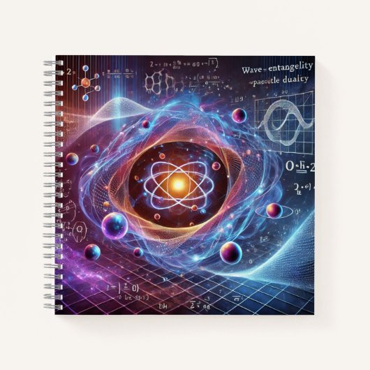 Quantenphysik und Atomenergie Notizblock (Vorderseite)