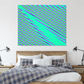 Quantenphysik-Welleninterferenzmuster Leinwanddruck (Insitu (Schlafzimmer))
