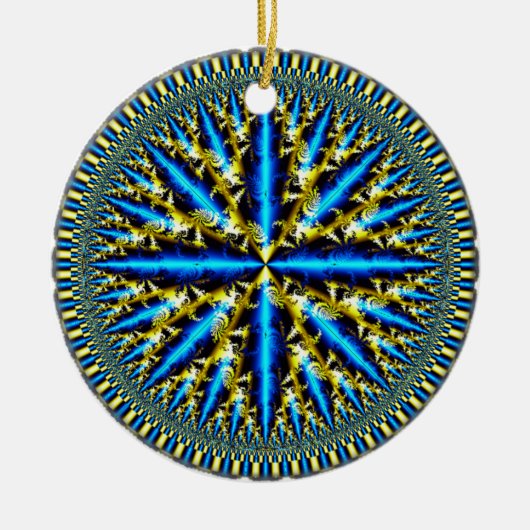 Quantensamen Keramik Ornament (Vorne)