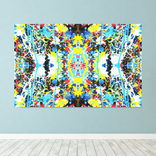 Quantenselfie des Planeten Erde 60x40 Leinwanddruck