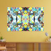 Quantenselfie des Planeten Erde 60x40 Leinwanddruck (Insitu (Wohnzimmer))