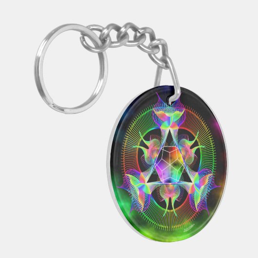 Quantensprung/Konvergenz Schlüsselanhänger (Vorderseite links)