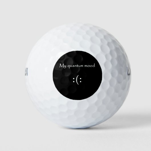 Quantenstimmung, lustige Quantenphysik Golfball (Vorderseite)