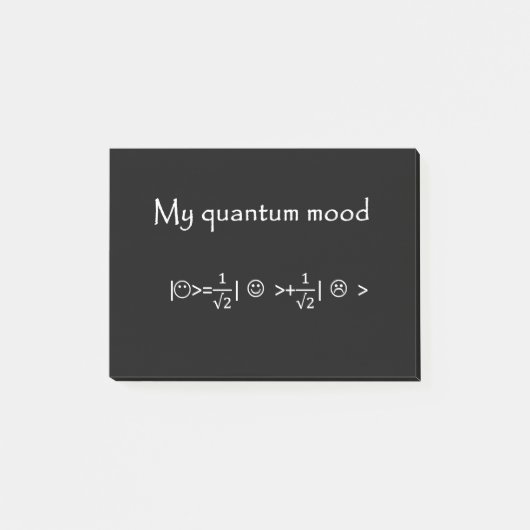 Quantenstimmung normalisiert, lustige Quantenphysi Post-it Klebezettel (Vorderseite)