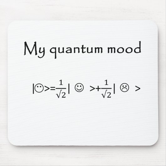Quantenstimmung normalisiert mousepad (Vorne)