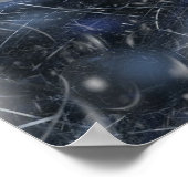 Quantenstruktur Poster (Ecke)