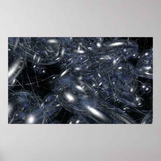 Quantenstruktur Poster (Vorne)