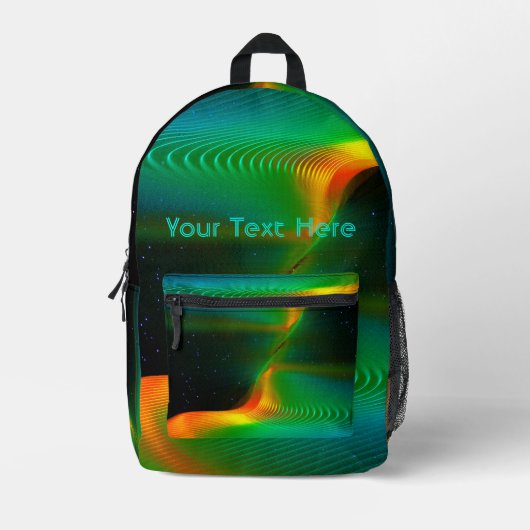 Quantenverschmelzung Bedruckter Rucksack (Vorderseite)