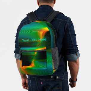Quantenverschmelzung Bedruckter Rucksack