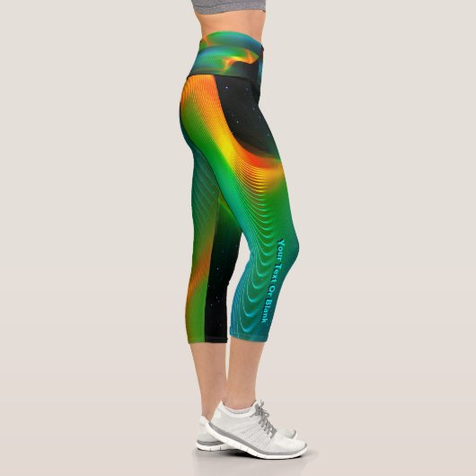 Quantenverschmelzung Capri Leggings (Rechts)