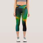 Quantenverschmelzung Capri Leggings (Vorderseite)