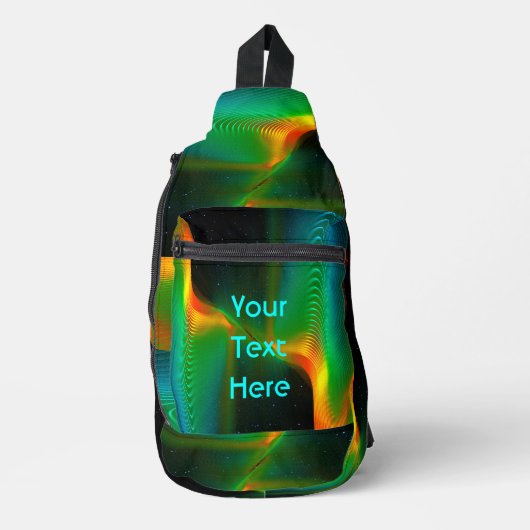 Quantenverschmelzung Crossbody Bag (Vorderseite)