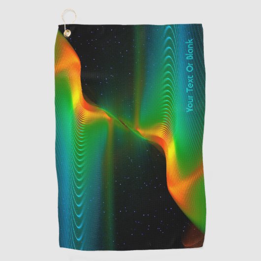 Quantenverschmelzung Golfhandtuch (Vorderseite)