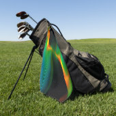 Quantenverschmelzung Golfhandtuch (Gras)