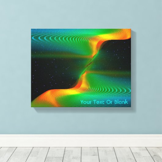 Quantenverschmelzung Leinwanddruck (Insitu (Holzboden))