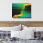 Quantenverschmelzung Leinwanddruck (Insitu (Schlafzimmer))