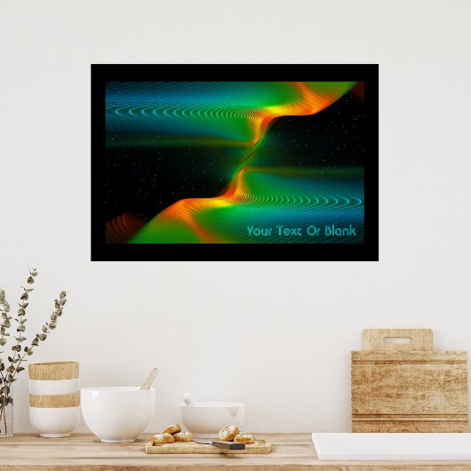 Quantenverschmelzung Poster (Küche)