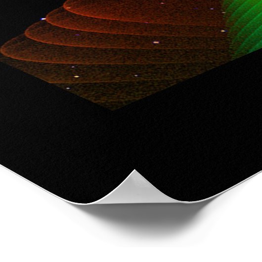 Quantenverschmelzung Poster (Ecke)