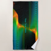 Quantenverschmelzung Strandtuch (Vorderseite)