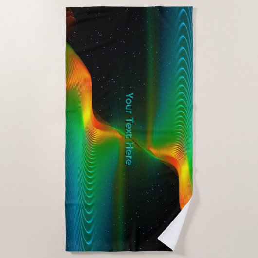 Quantenverschmelzung Strandtuch (Vorderseite)