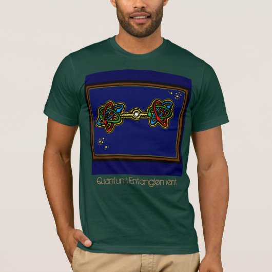 Quantenverschmelzung von Wissenschaft und Grenzen T-Shirt (Vorderseite)