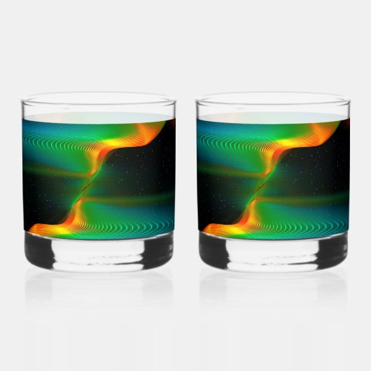 Quantenverschmelzung Whiskyglas (Rückseite)