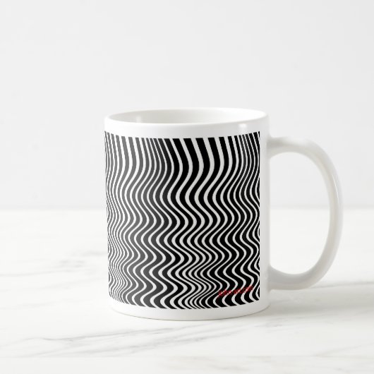 Quantenwellen Kaffeetasse (Rechts)
