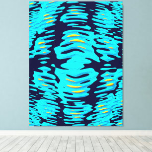 Quantenwellenformationsdesign  leinwanddruck
