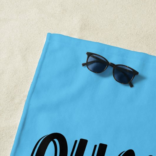 Quantenwissenschaftler Strandtuch (Beispiel)