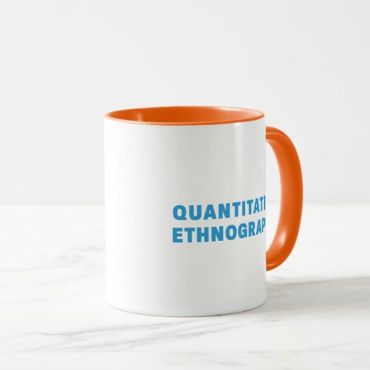 Quantitative Ethnographie-Tasse Alt Tasse (VorderseiteRechts)