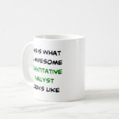 quantitativer Analyst, phantastisch Kaffeetasse (Vorderseite Links)