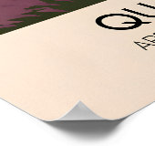 Quantock Hills AONB Reiseplakat Poster (Ecke)