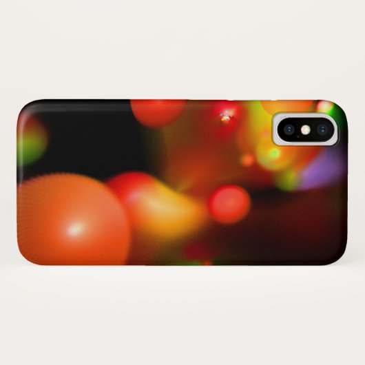 QUANTUM BUBBLE Rot Rosa Case-Mate iPhone Hülle (Rückseite (Horizontal))