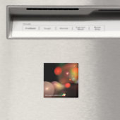 QUANTUM BUBBLES roter Veilchen Magnet (In Situ (Geschirrspüler))