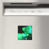 QUANTUM BUBBLES roter Veilchen Magnet (In Situ (Geschirrspüler))