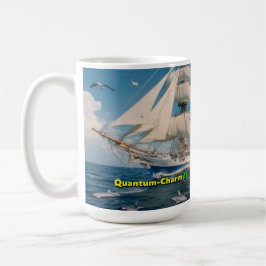 Quantum-Charm AI veranlasste Segeltall Ship v3.0 Kaffeetasse