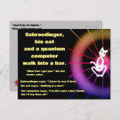 Quantum Computer Funny Postkarte (Vorne/Hinten)