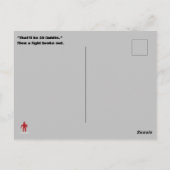 Quantum Computer Funny Postkarte (Rückseite)