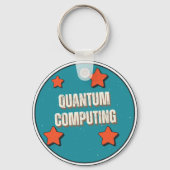 Quantum Computing Science Schlüsselanhänger (Vorderseite)