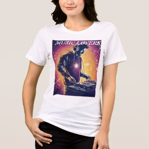 🎧 Quantum DJ: Kosmische Beats in einem Universum Tri-Blend Shirt