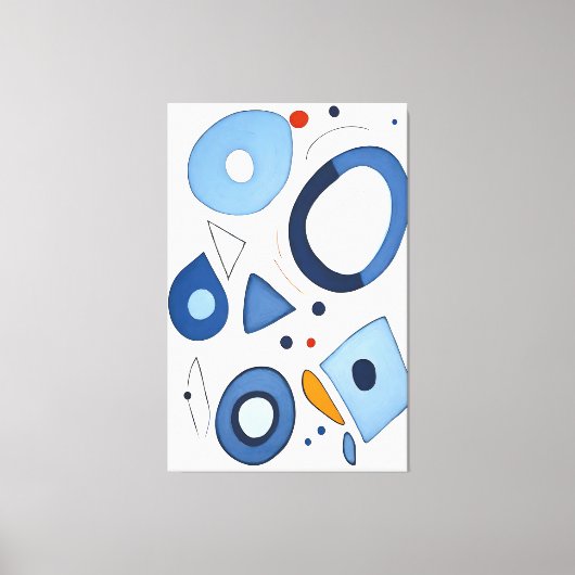 Quantum Dot Dreams Abstrakt Leinwanddruck (Vorderseite)