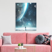 Quantum Echoes Leinwanddruck (Insitu (Wohnzimmer))