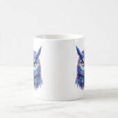 Quantum-Eulengeist der Weisheit Kaffeetasse (Mittel)