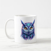 Quantum-Eulengeist der Weisheit Kaffeetasse (Links)