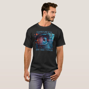 Quantum Eye Dinge Männer schwarzes T-Shirt