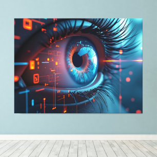 Quantum Eye Leinwanddruck