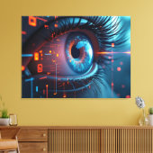 Quantum Eye Leinwanddruck (Insitu (Wohnzimmer))