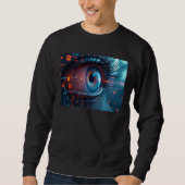 Quantum Eye men black sweatshirt (Vorderseite)